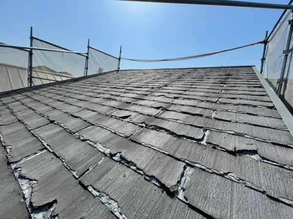 屋根　カバー工法　施工前