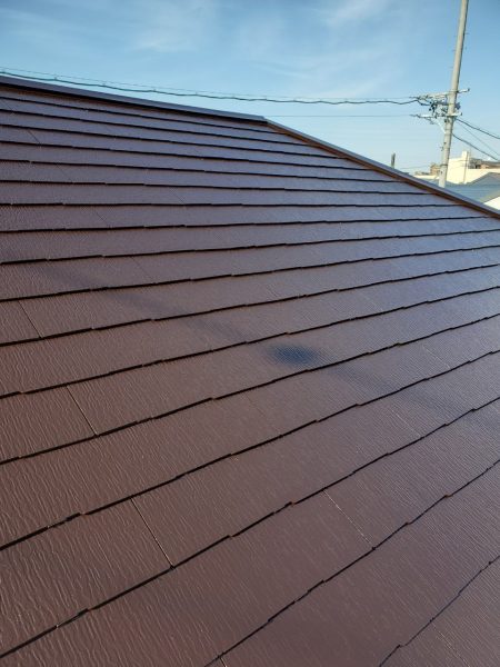 屋根　塗装　施工後