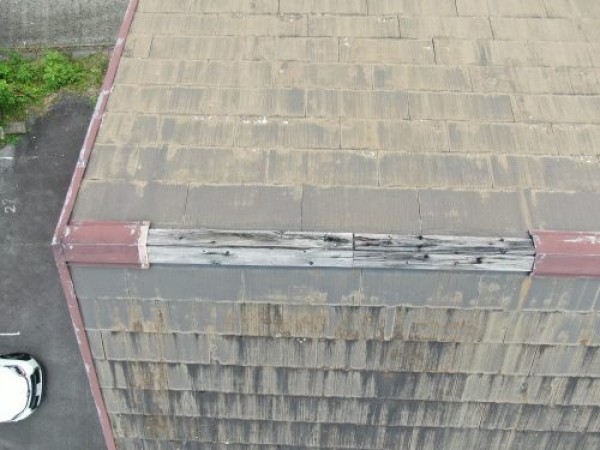【瀬戸市】屋根の棟板金が取れてしまったお宅で屋根の調査サムネイル